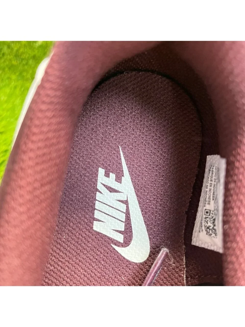 Nike Cortez Textile Womens Size 8 Burgundy Athletic Lifestyle Shoes Sneakers